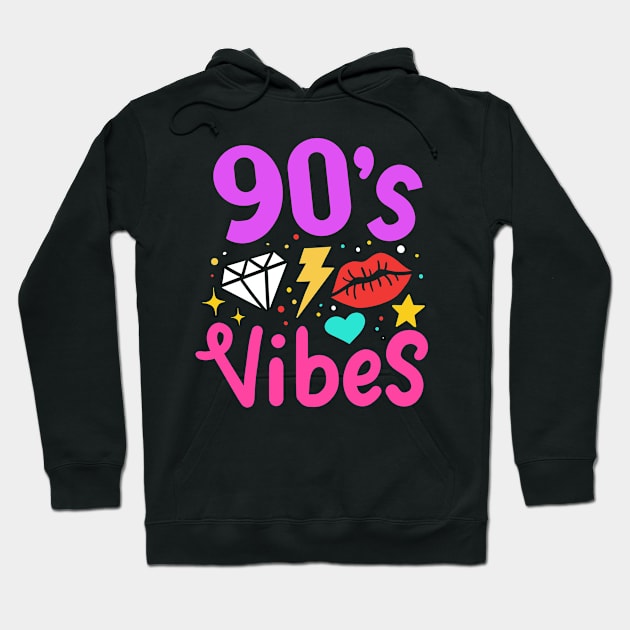 90's 1990's Nineties Hoodie by KAWAIITEE